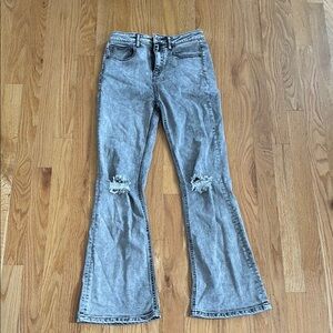 The Frankie Shop Gray Flare Jeans